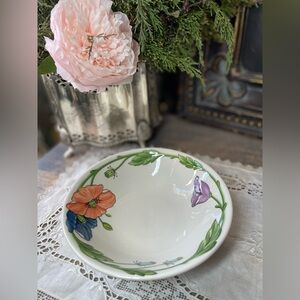 Villeroy & Boch Amapola white Floral coupe bowl Spring Easter new